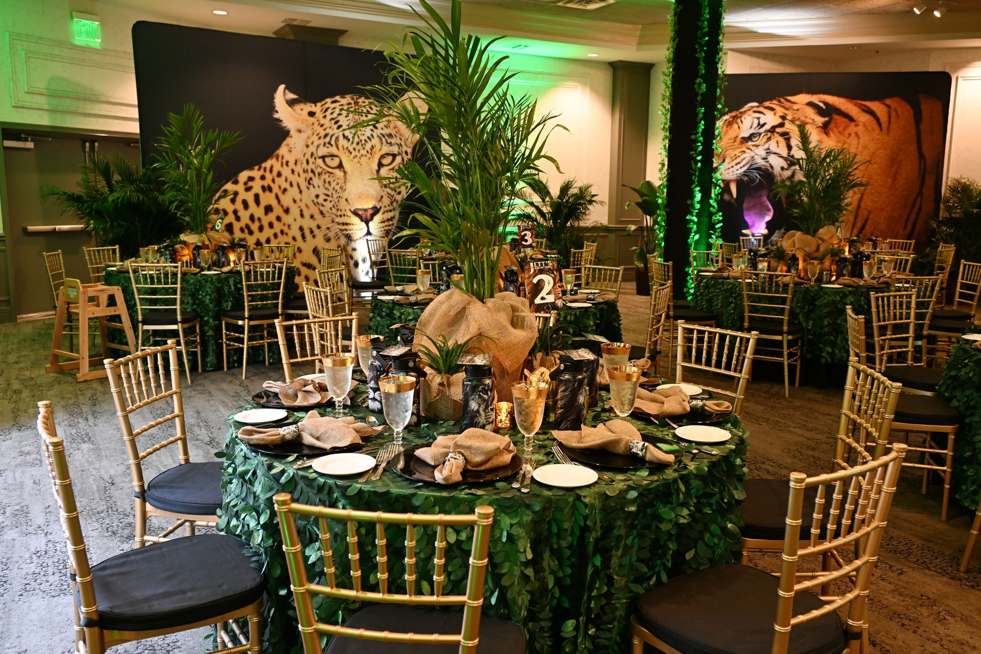 Vibrant celebration décor at a Kingsley Event Consulting event