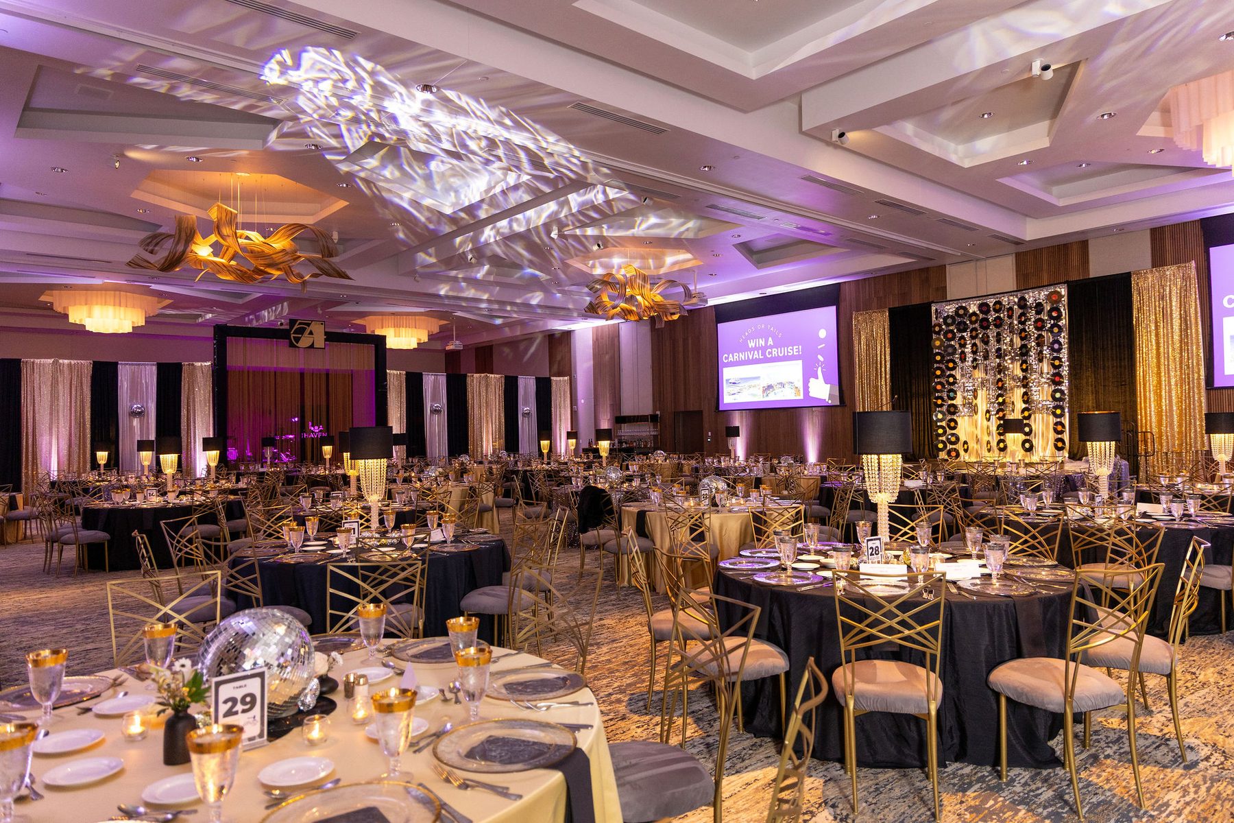 Guests filling the dance floor at a Kingsley Event Consulting celebration