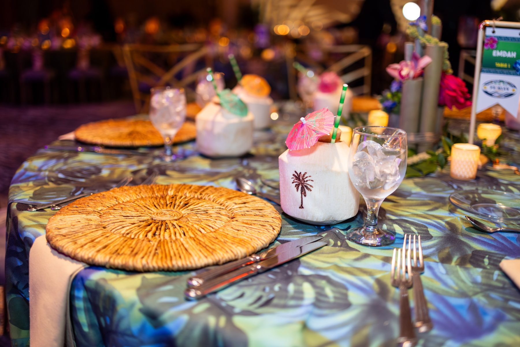 Personalized signage at a Mitzvah celebration